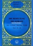 Die Bedeutung des Korans Teil 15 und 16