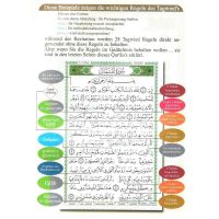 Quran Tajweed (Tajwied) mit Lautumschrift - Teil 30 (Juzz Amma) - Deutsch (Lautschrift)