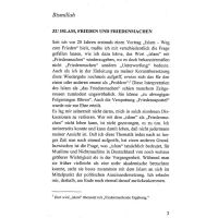 Zu Islam, Frieden und Friedenmachen