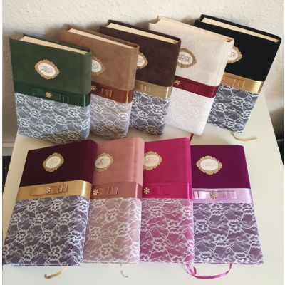 Edler Quran auf Arabisch in verschiedenen Farben (20x14cm)