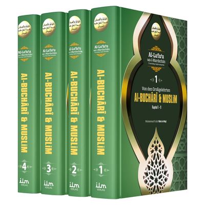 Al-Buchari & Muslim 4 Bänder-Set (Al-Luluu wal-Mardschan) Bukhari