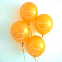 Luftballons "Ramadan Mubarak" (Gold, 5 Stk)