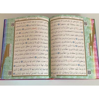 Rainbow Quran arabisch / Rahle Boy Renkli Kuran-i Kerim mit QR-Code (Groß) Mängelexemplar