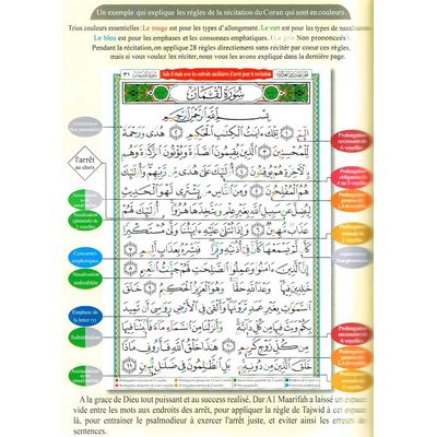 Quran Tajweed - Französisch mit Lautumschrift