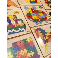 Puzzle arabisches Alphabet Fahrzeuge (Holz)