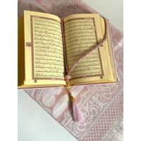 Geschenkset: Medina - Quran + Perlentesbih & Gebetsteppich