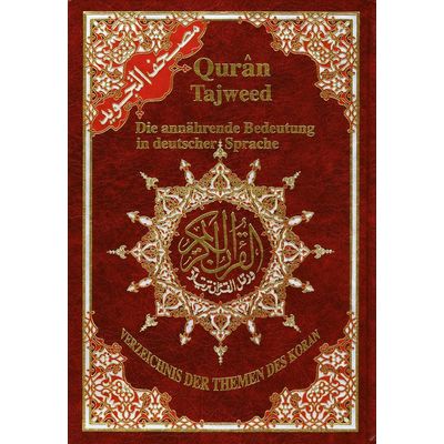 Quran Tajweed (Tajwied) - Deutsch (Mangelexemplar)