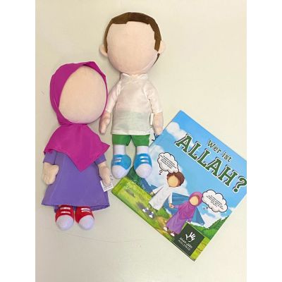 Paket als Sparset: Muslimkid - Wer ist Allah + Puppen