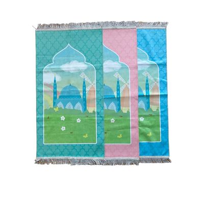 Gebetsteppich für Kinder - Moschee (Pastelltöne)