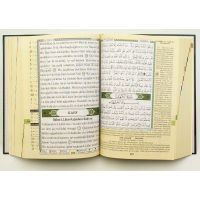 MÄNGELEXEMPLAR - Quran Tajweed mit Übersetzung auf Deutsch und Lautumschrift  (Transkription) - Komplett (Lautschrift)