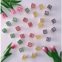 Alphabet Kaaba drei-in-eins Alif Ba, ABC und Zahlen