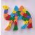 Bilinguales Buchstaben-Puzzle in Kamel-Form
