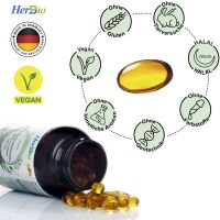 HerbBio - Schwarzkümmelöl 500mg Vegan 190 Kapseln