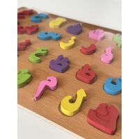 3D Steckpuzzle Holz -  Alif-ba - Das arabische Alphabet...