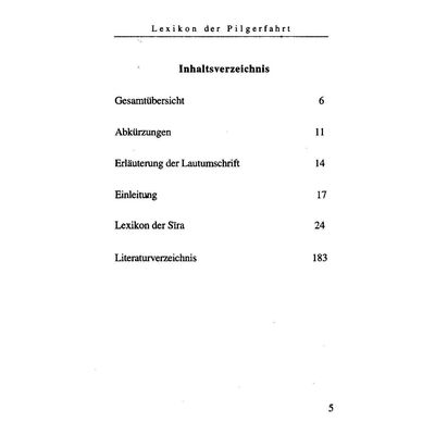 Lexikon der Pilgerfahrt (Mängelexemplar)